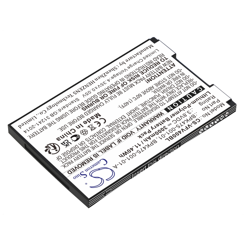 Terminal de pago Batería Verifone CS-VFV400BL