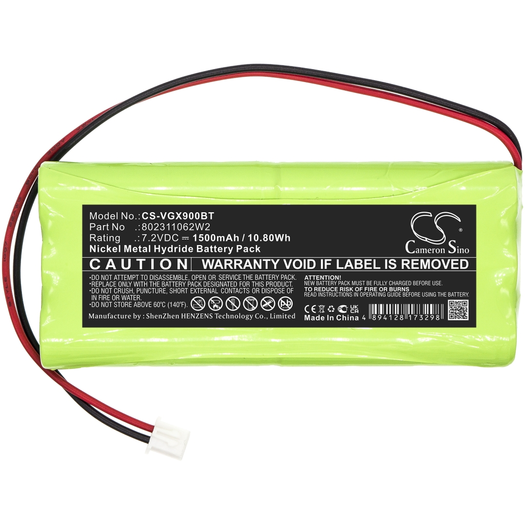 Batería de la cámara de seguridad del hogar Vesta CS-VGX900BT