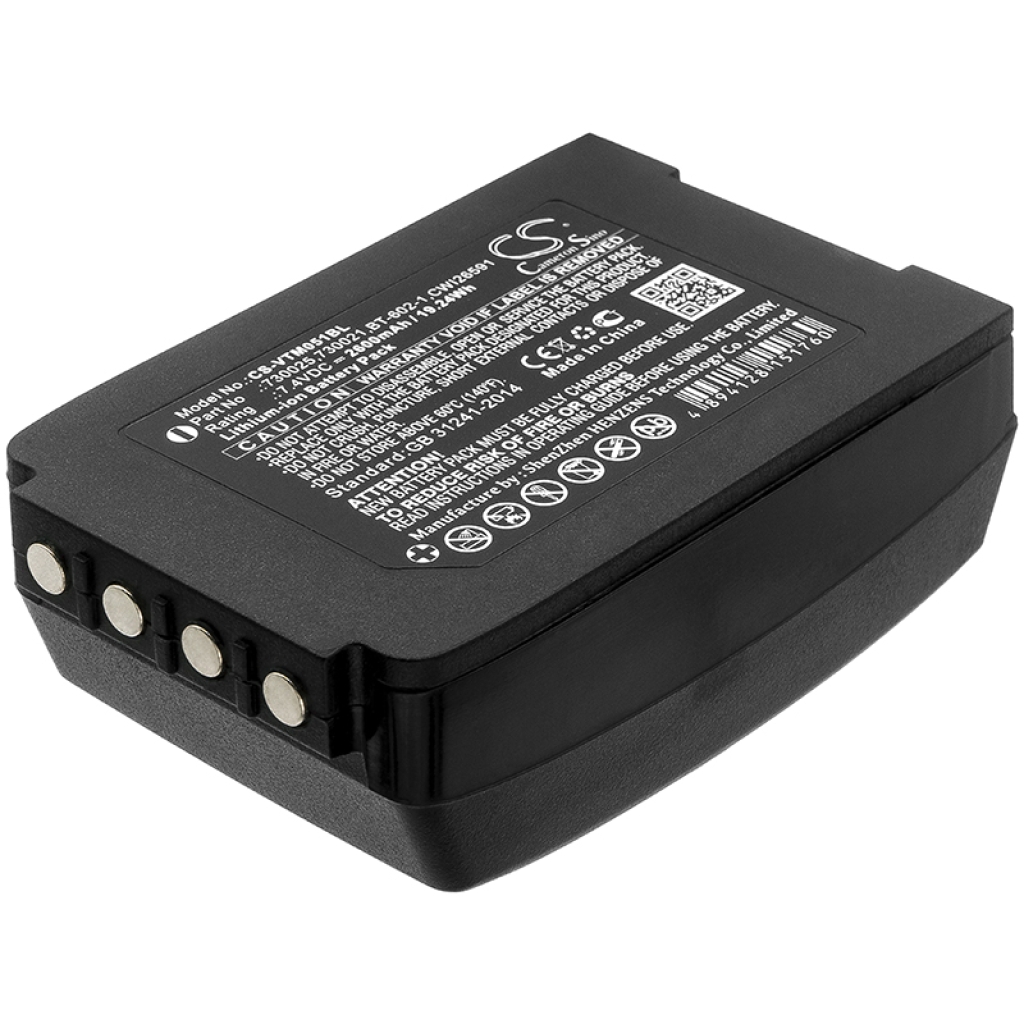 Batería de código de barras, escáner Vocollect Talkman T2