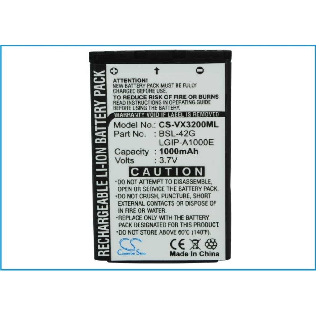 Batería del teléfono móvil LG VX-8300