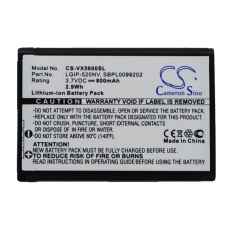 Reemplazo de batería compatible para LG LGIP-520NV,LGIP-520NV-2,SBPL0099202,SBPL0102702