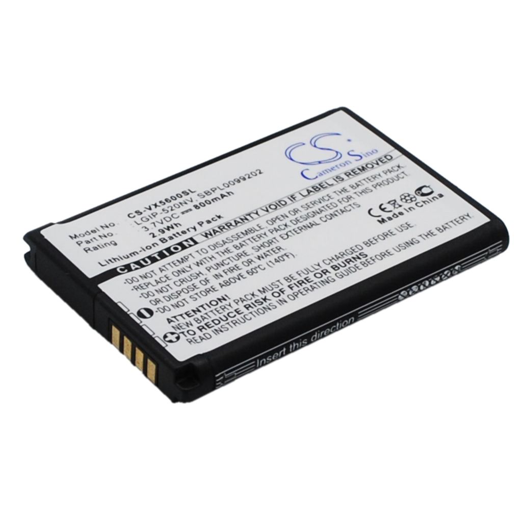 Batería del teléfono móvil LG Extravert