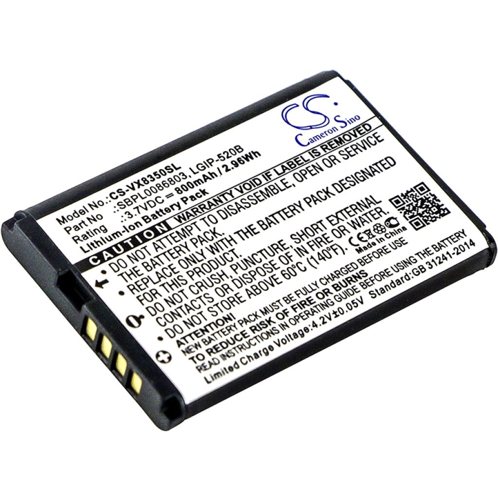 Batería del teléfono móvil LG VX5200