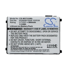 Reemplazo de batería compatible para Unitech 1400-202501G,191-908304-200,201709,4006-0319,600538...