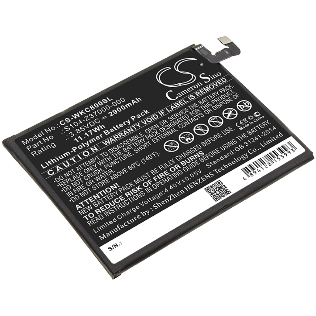 Batería del teléfono móvil Wiko CS-WKC800SL