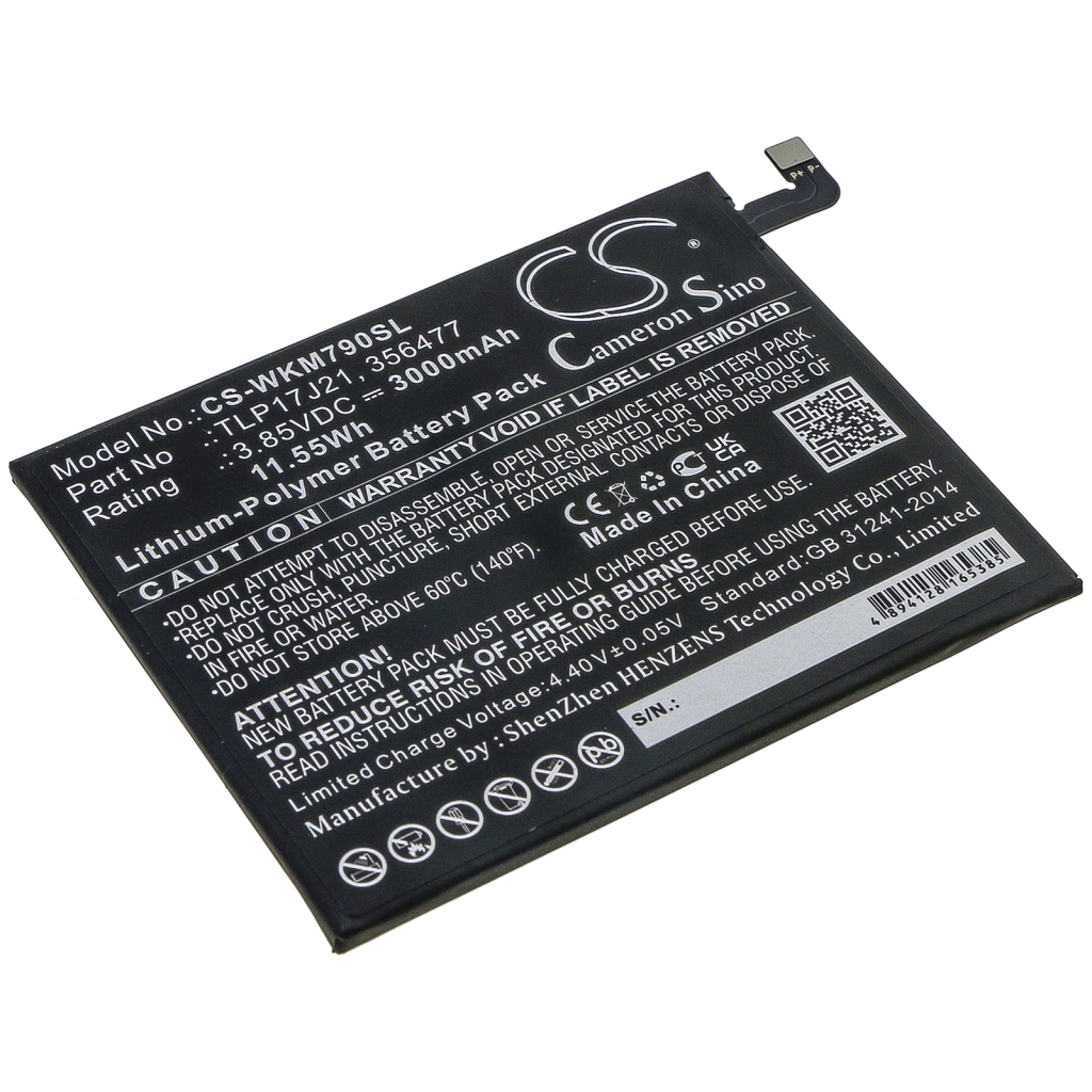 Batería del teléfono móvil Wiko CS-WKM790SL