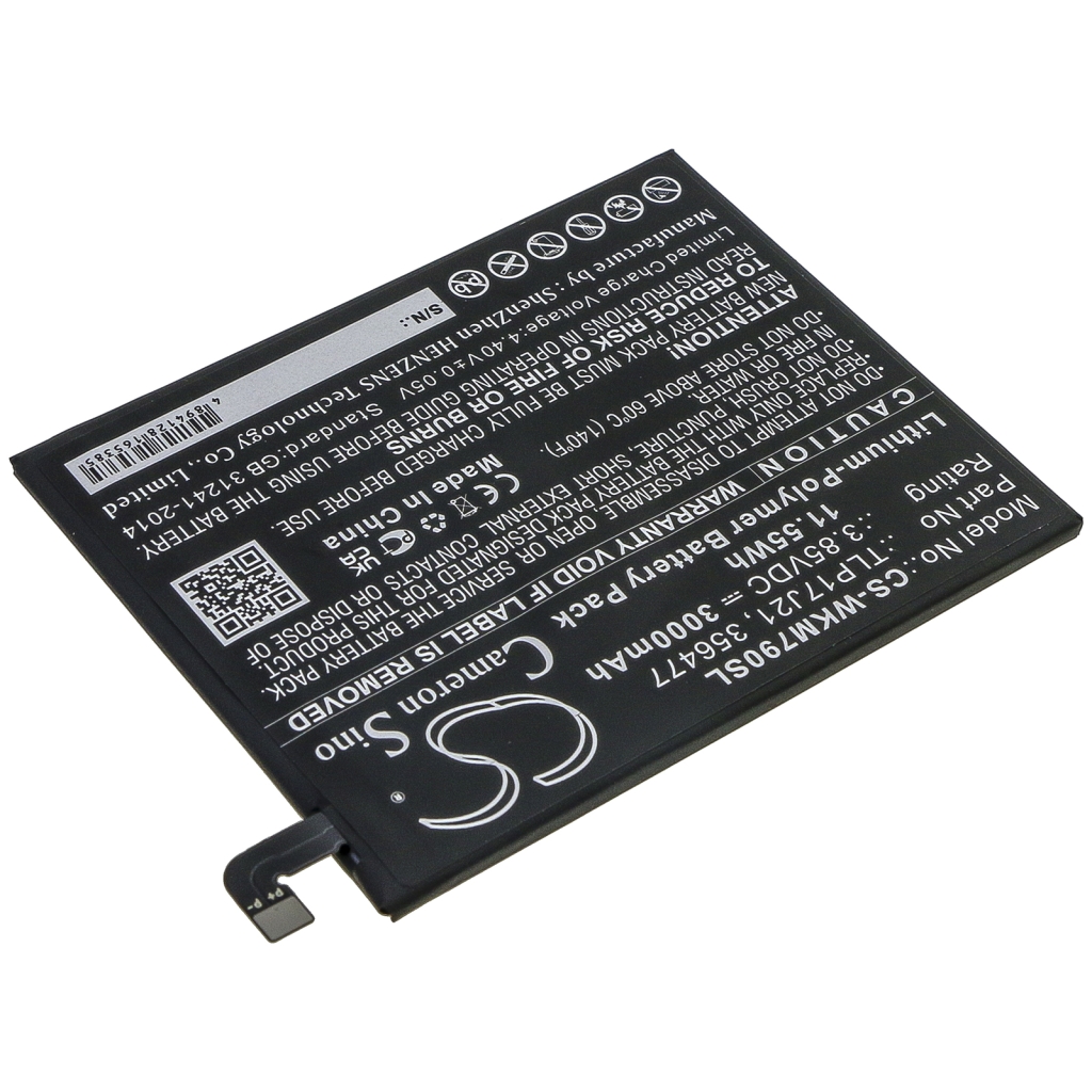 Batería del teléfono móvil Wiko CS-WKM790SL