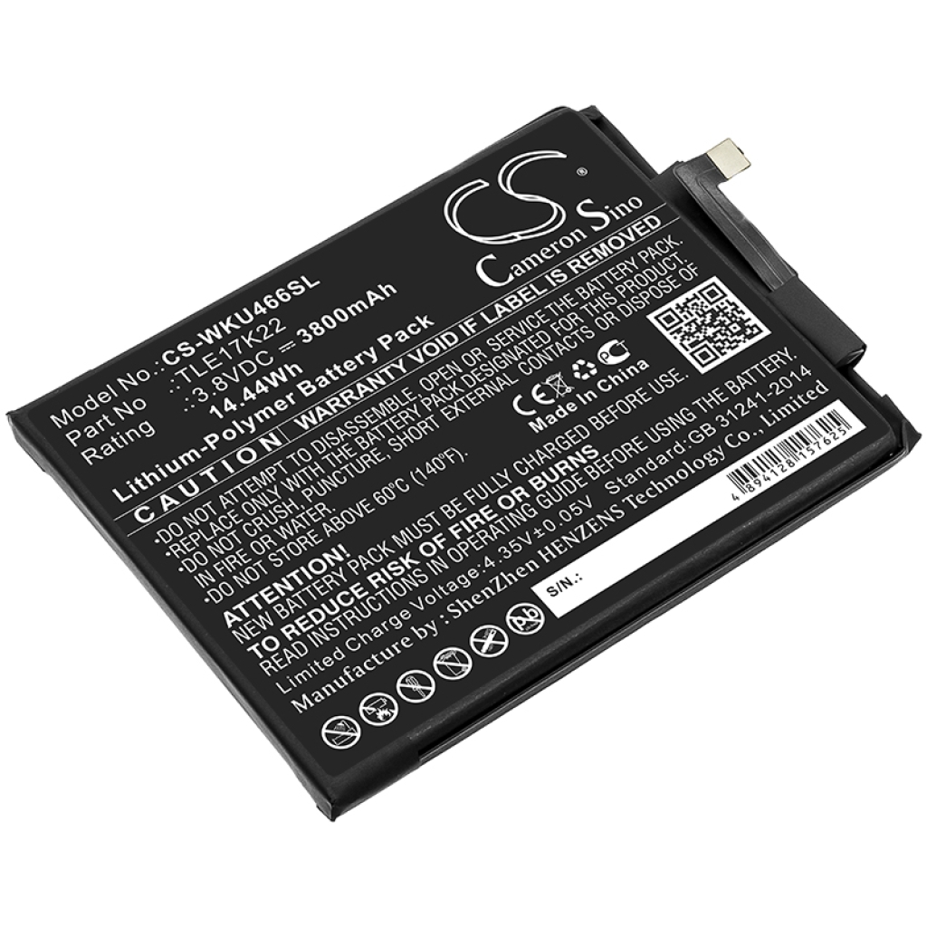 Batería del teléfono móvil Wiko CS-WKU466SL