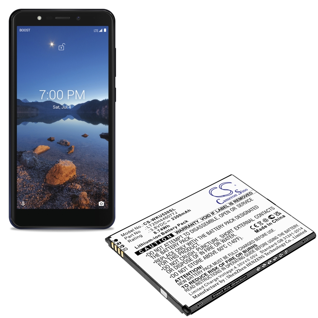 Batería del teléfono móvil Wiko CS-WKU520SL