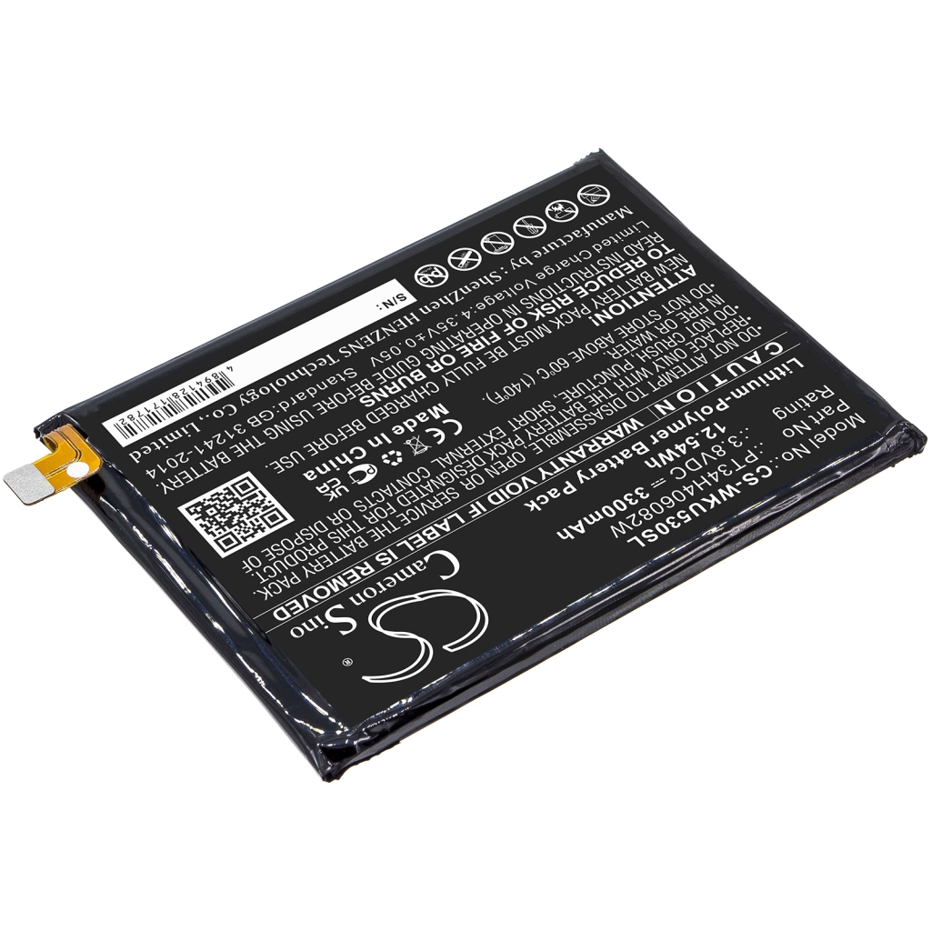 Batería del teléfono móvil Wiko CS-WKU530SL