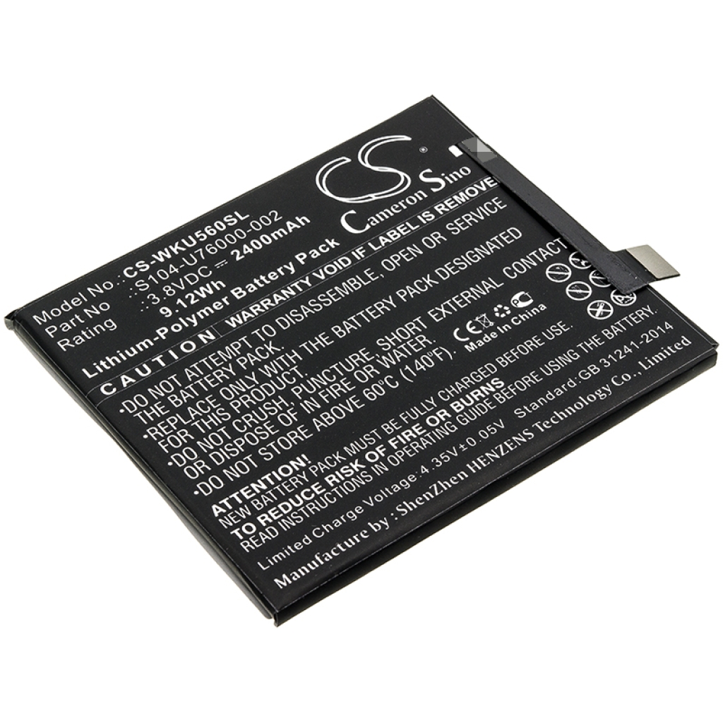 Batería del teléfono móvil Wiko CS-WKU560SL