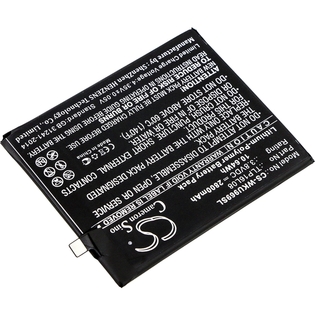 Batería del teléfono móvil Wiko CS-WKU969SL