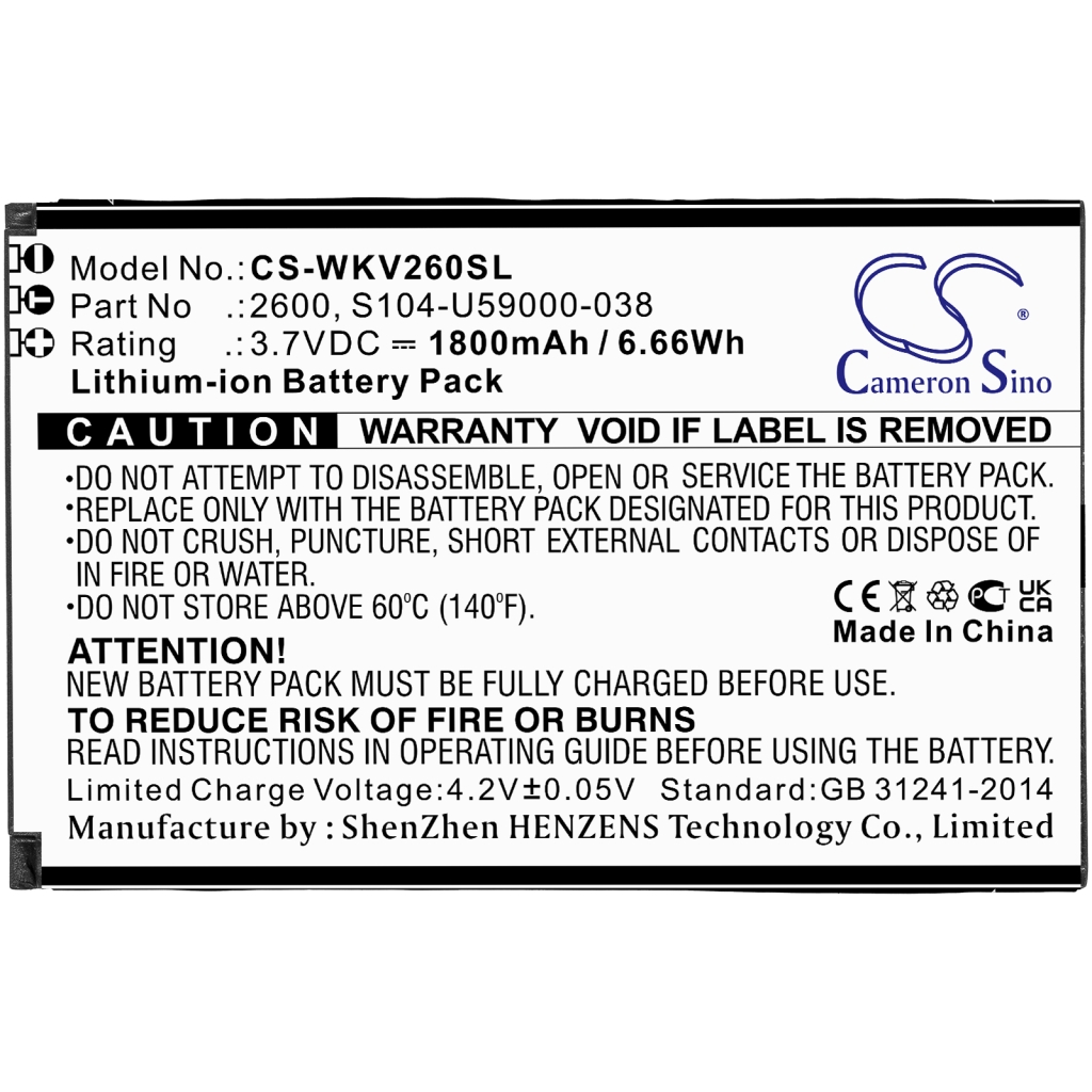 CS-WKV260SL