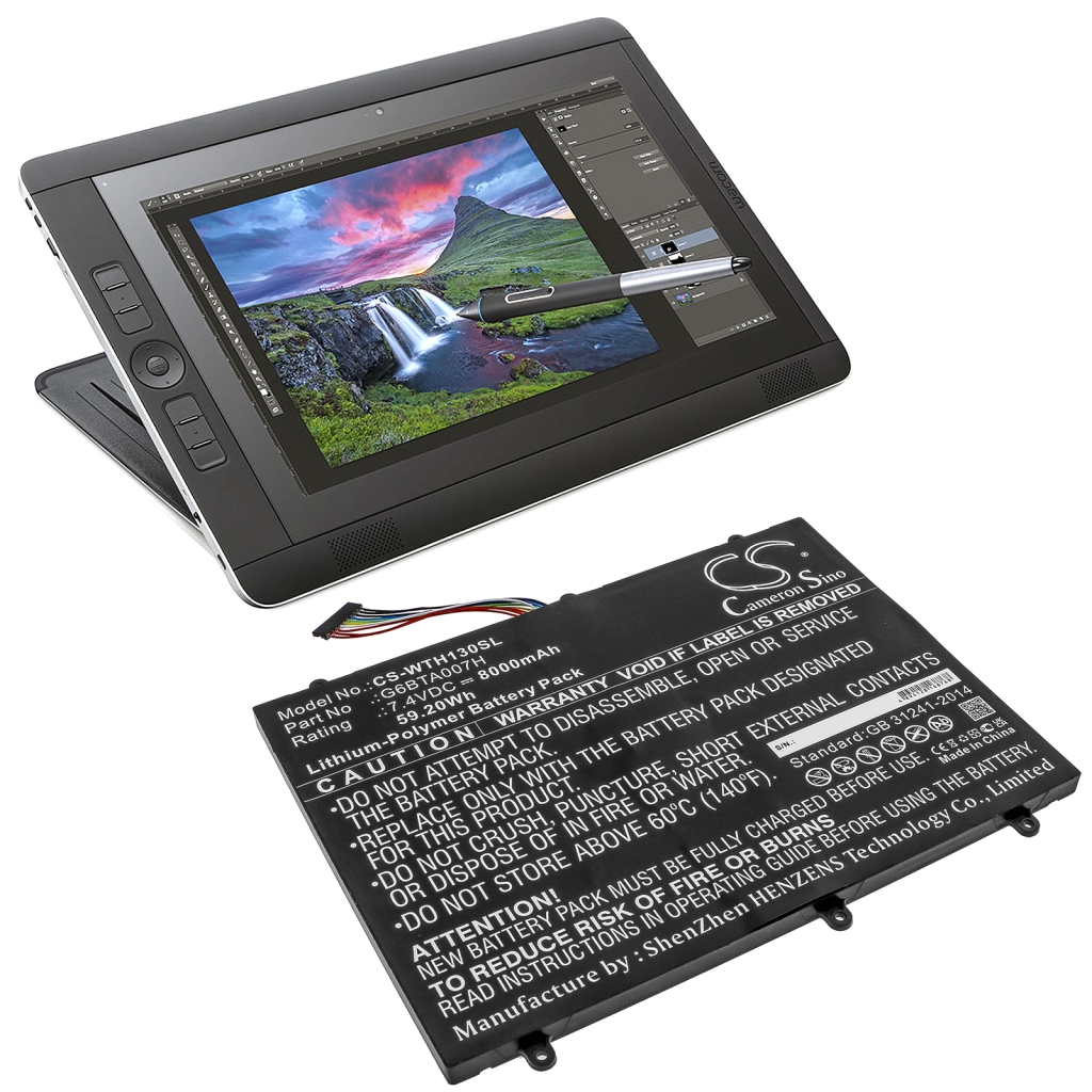 Batería de la tableta Wacom CS-WTH130SL