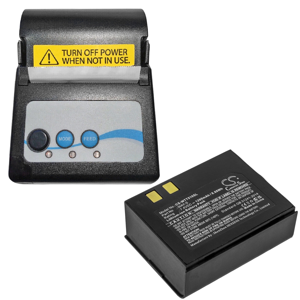 Batería de la impresora Way systems CS-WTT510SL