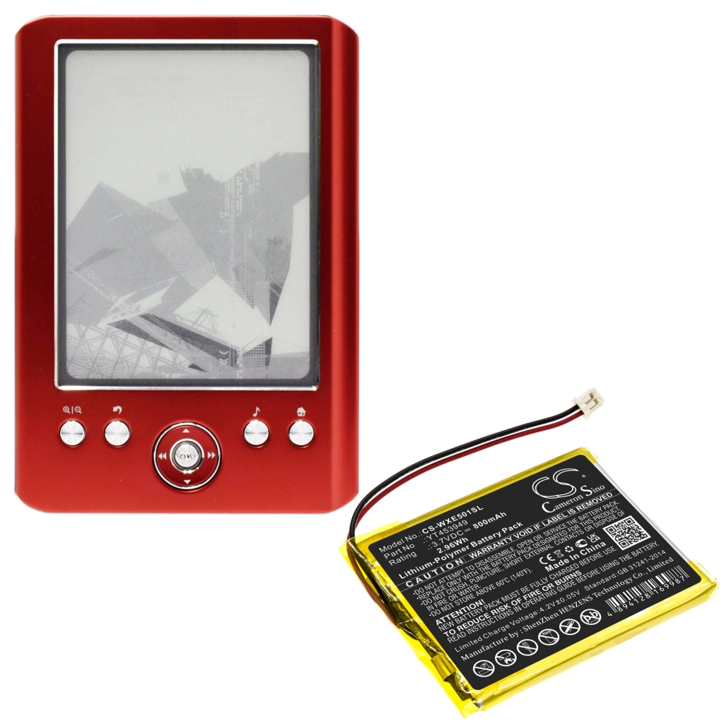 Batería Ebook, eReader Wexler CS-WXE501SL