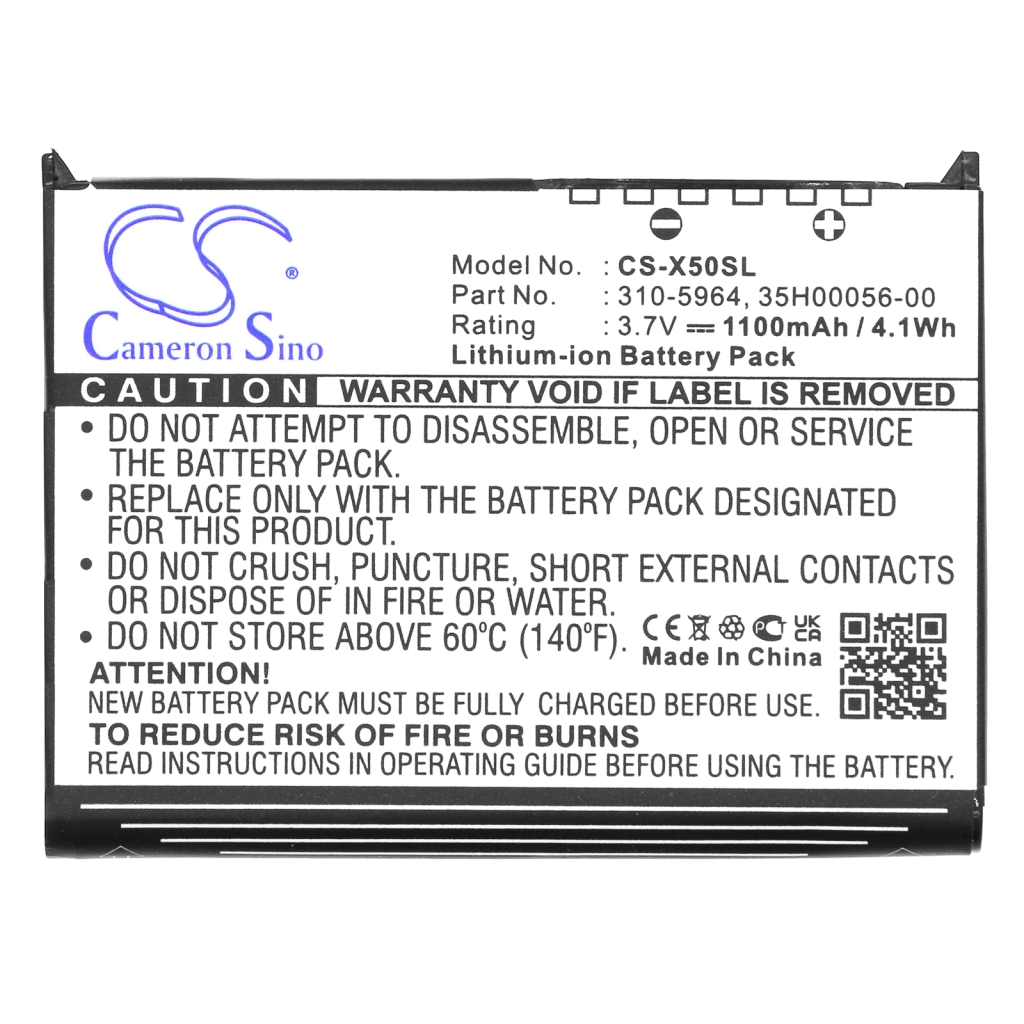 Batería de la tableta DELL Axim X50V