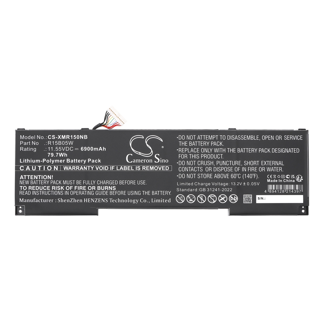 Batería para portátil Xiaomi CS-XMR150NB