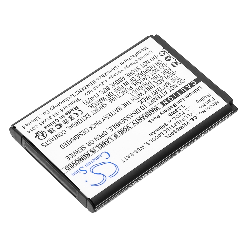 Batería para teléfono inalámbrico Yealink CS-YKW530CL