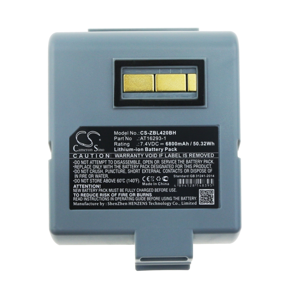 Batería de la impresora Zebra QL420 Plus