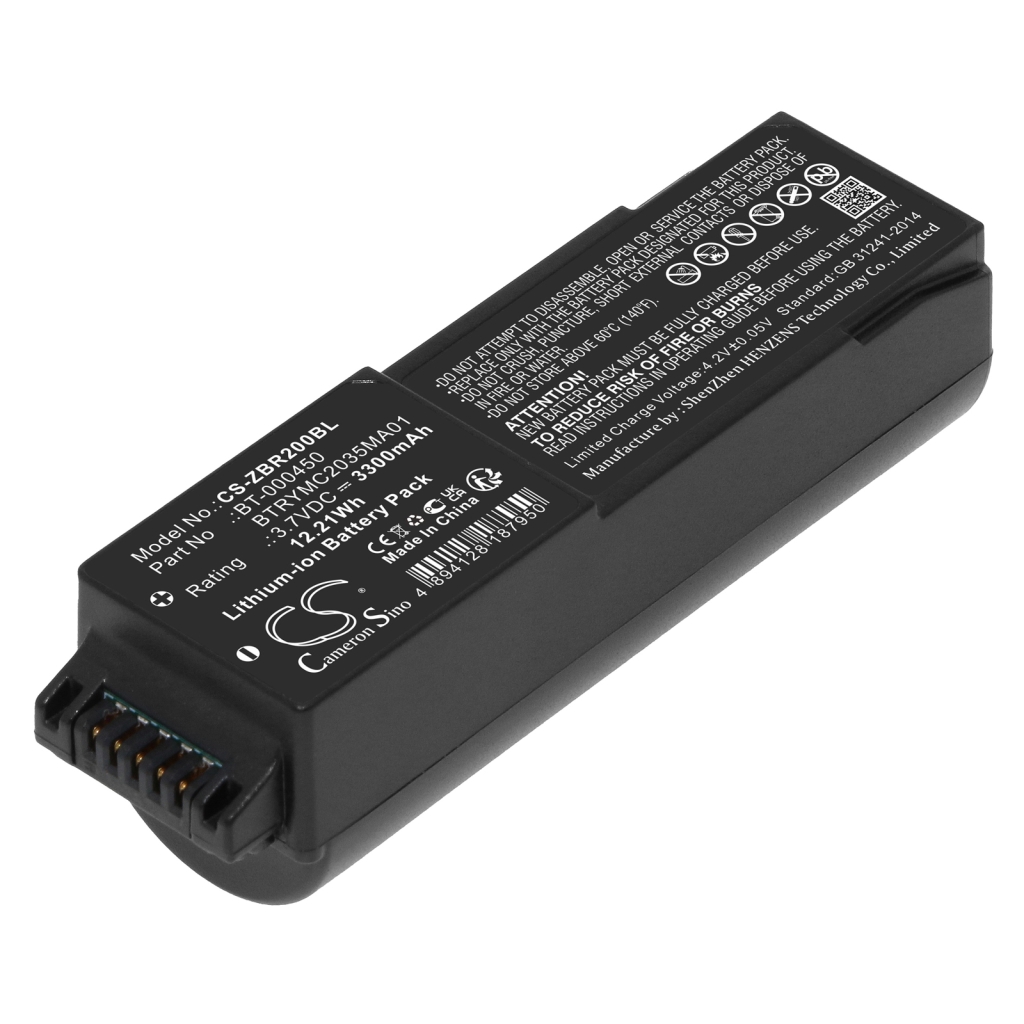 Batería de código de barras, escáner Zebra CS-ZBR200BL