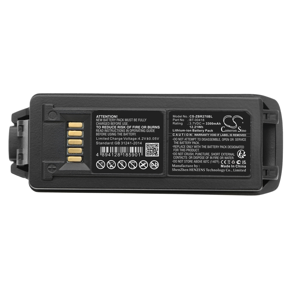 Batería de código de barras, escáner Zebra CS-ZBR270BL