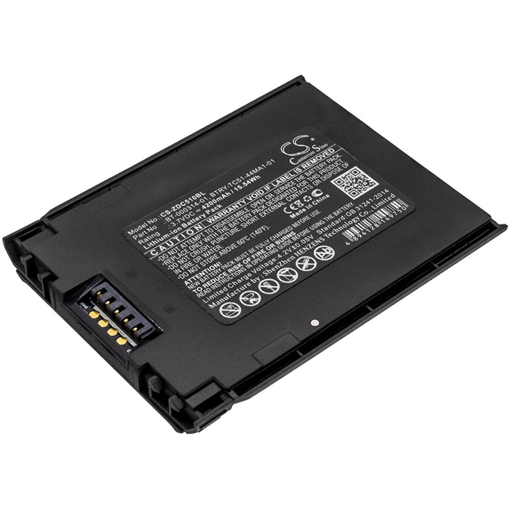 Batería de código de barras, escáner Zebra CS-ZDC510BL