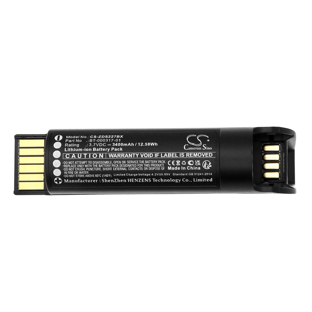 Batería de código de barras, escáner Zebra CR2278-PC