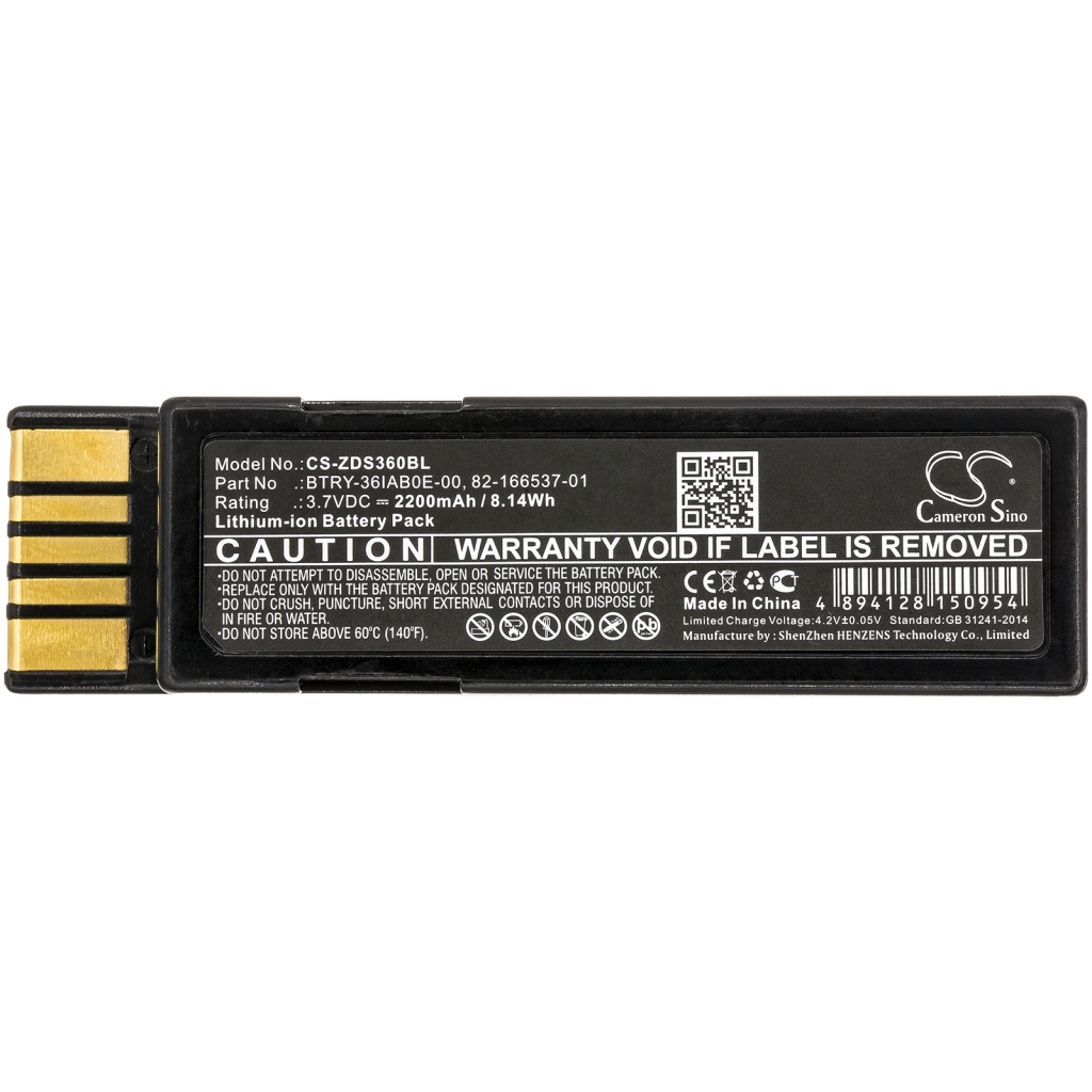 Batería de código de barras, escáner Zebra LI3678