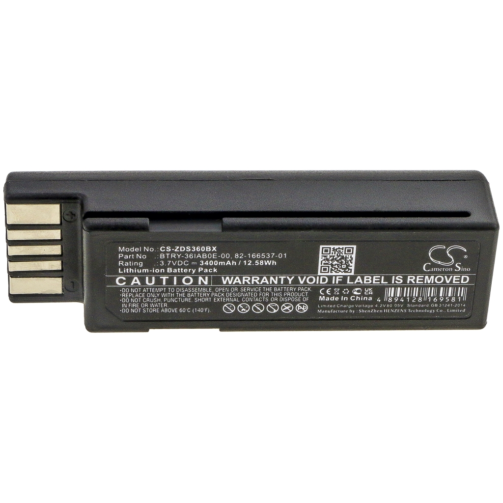 Batería de código de barras, escáner Zebra LS3600