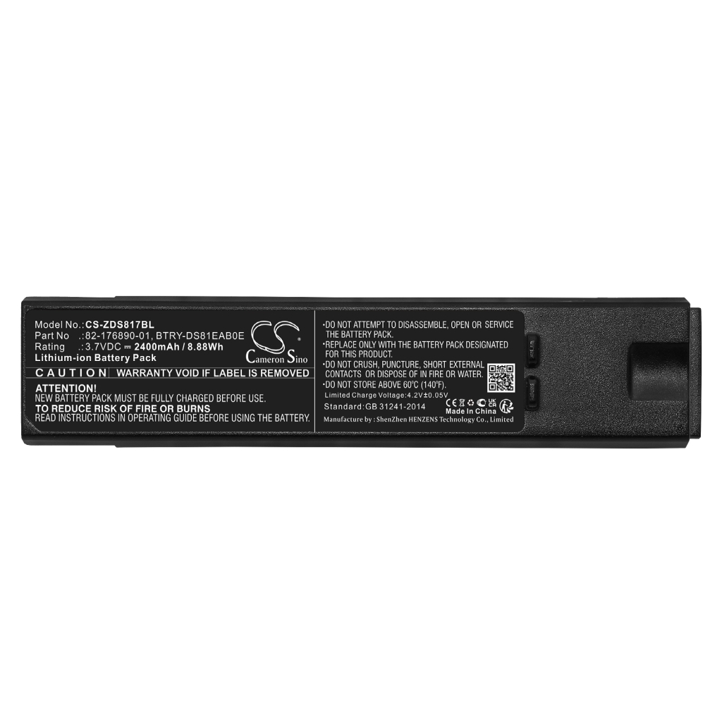 Batería de código de barras, escáner Zebra DS8100