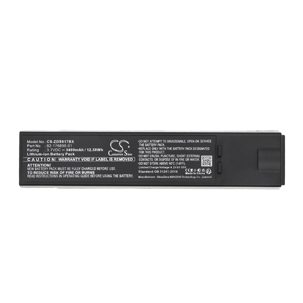 Batería de código de barras, escáner Zebra DS8100