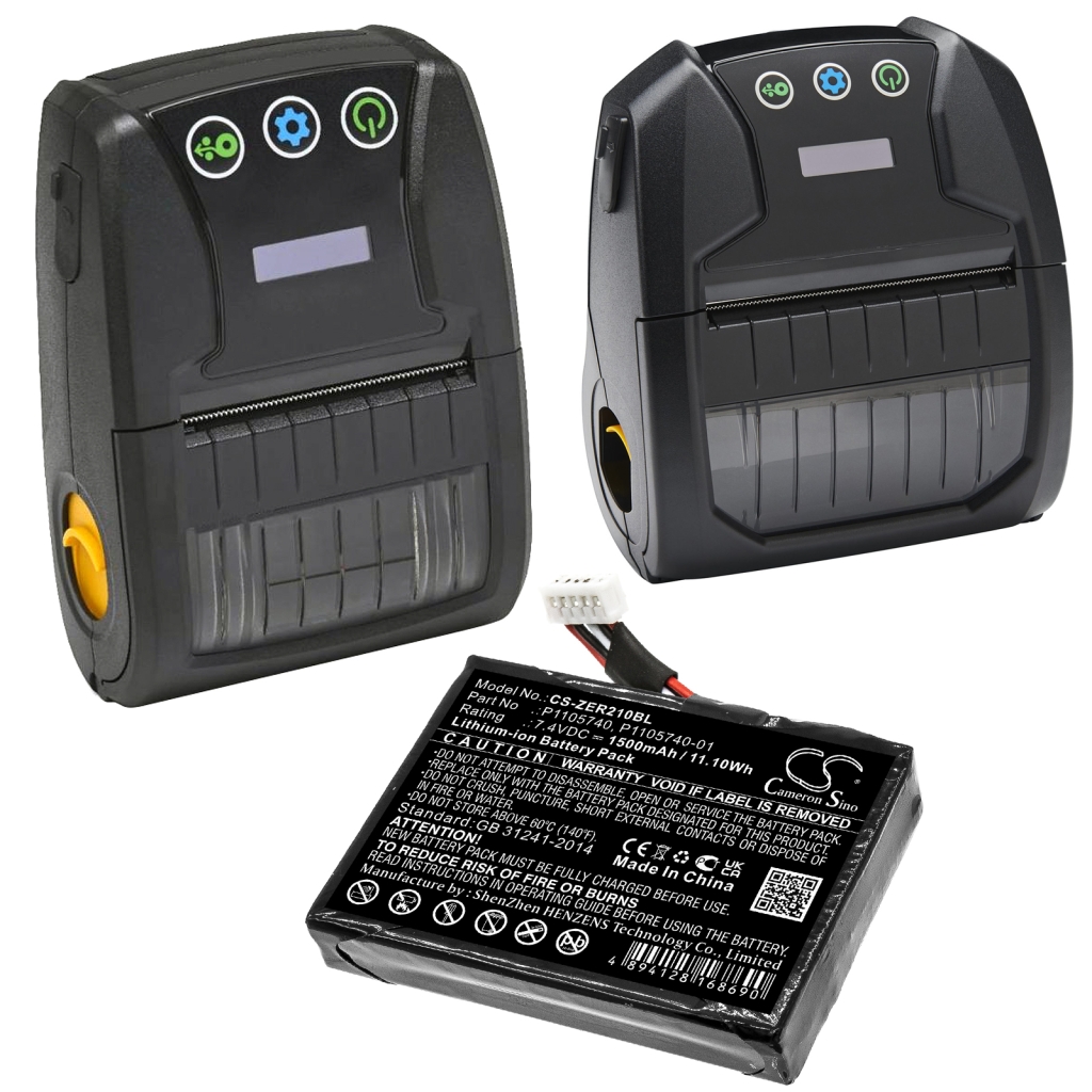 Batería de la impresora Zebra ZQ220