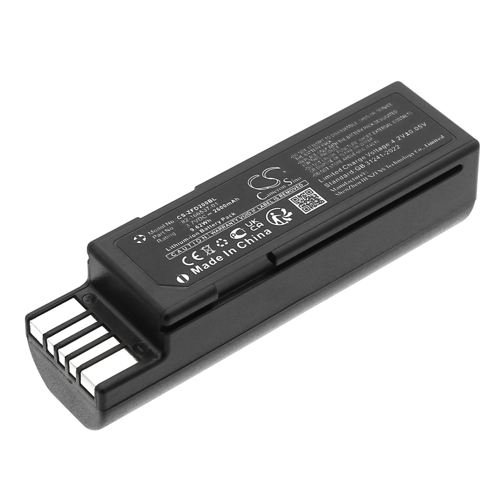 Batería de código de barras, escáner Zebra RFD2000