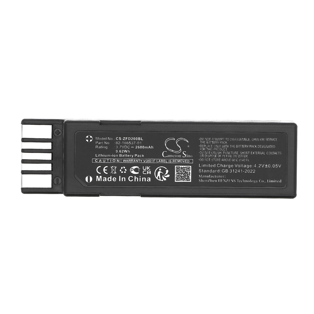 Batería de código de barras, escáner Zebra RFD2000