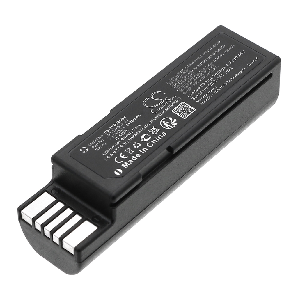 Batería de código de barras, escáner Zebra RFD2000