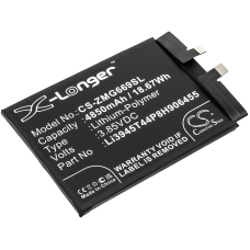 Reemplazo de batería compatible para ZTE LI3945T44P8H906455