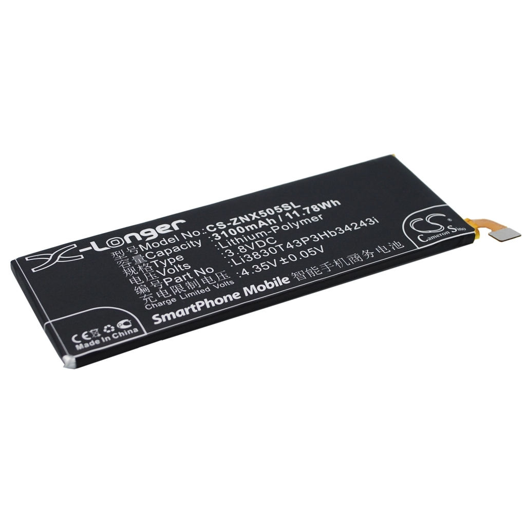 Batería del teléfono móvil ZTE CS-ZNX505SL