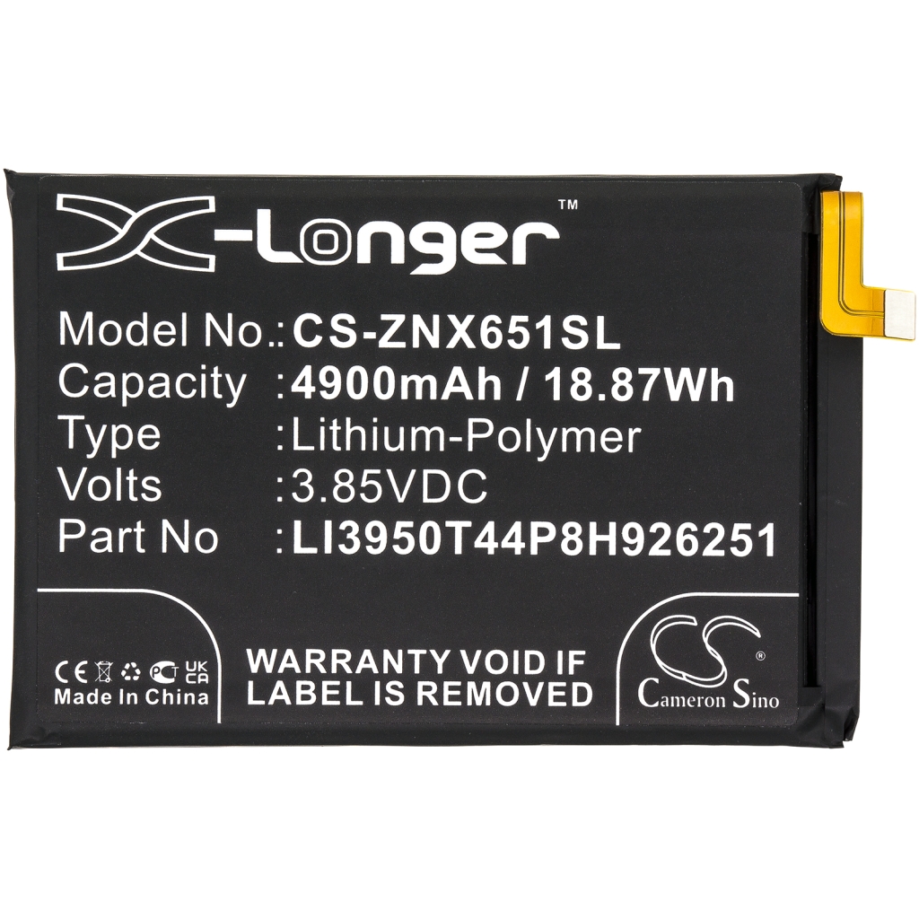 Batería del teléfono móvil ZTE CS-ZNX651SL