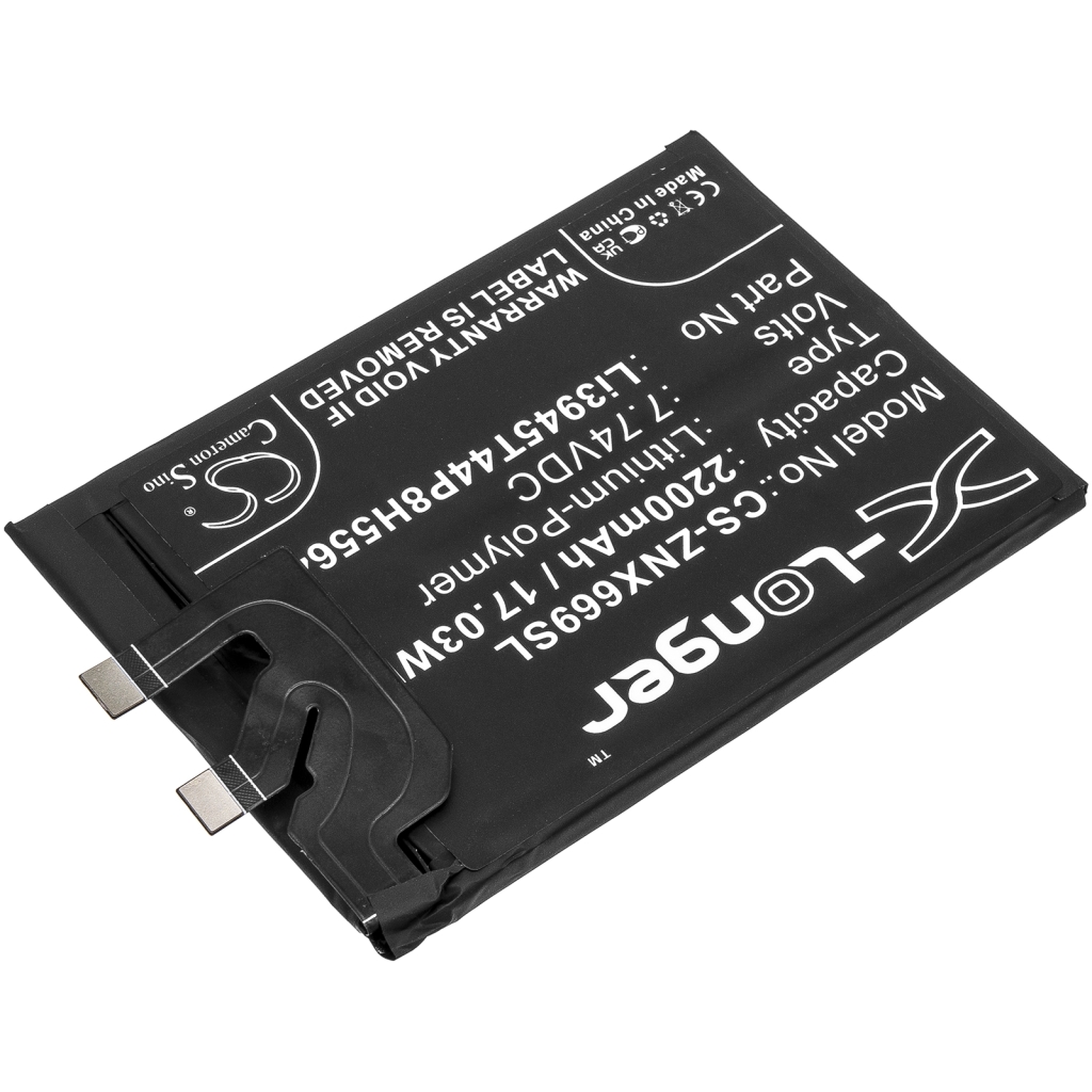 Batería del teléfono móvil ZTE CS-ZNX669SL