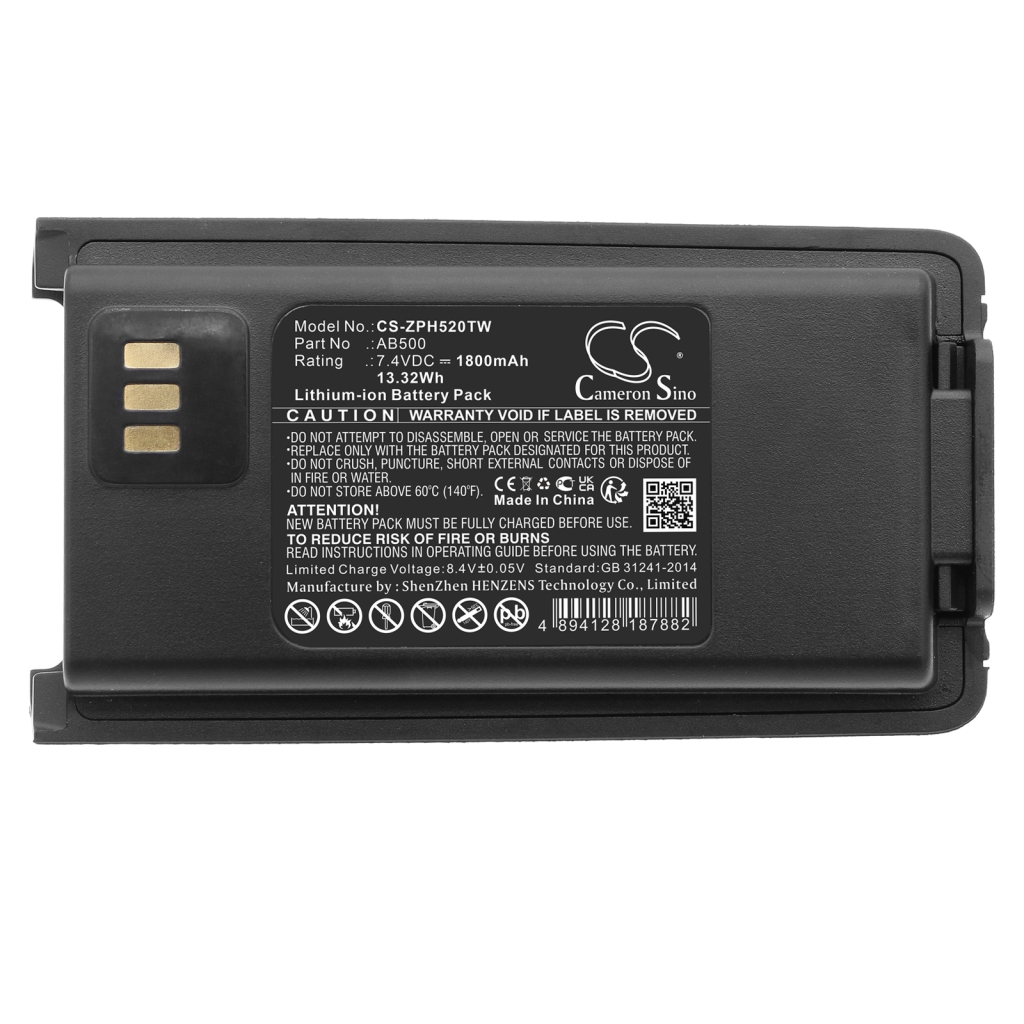 Batería de radio de dos vías Zte CS-ZPH520TW
