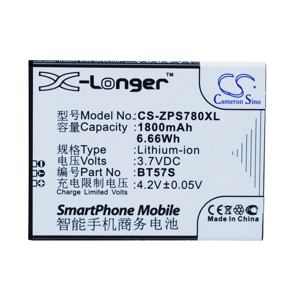 Batería del teléfono móvil Zopo CS-ZPS780XL
