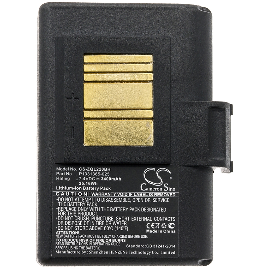 Batería de la impresora Zebra QLn320HC
