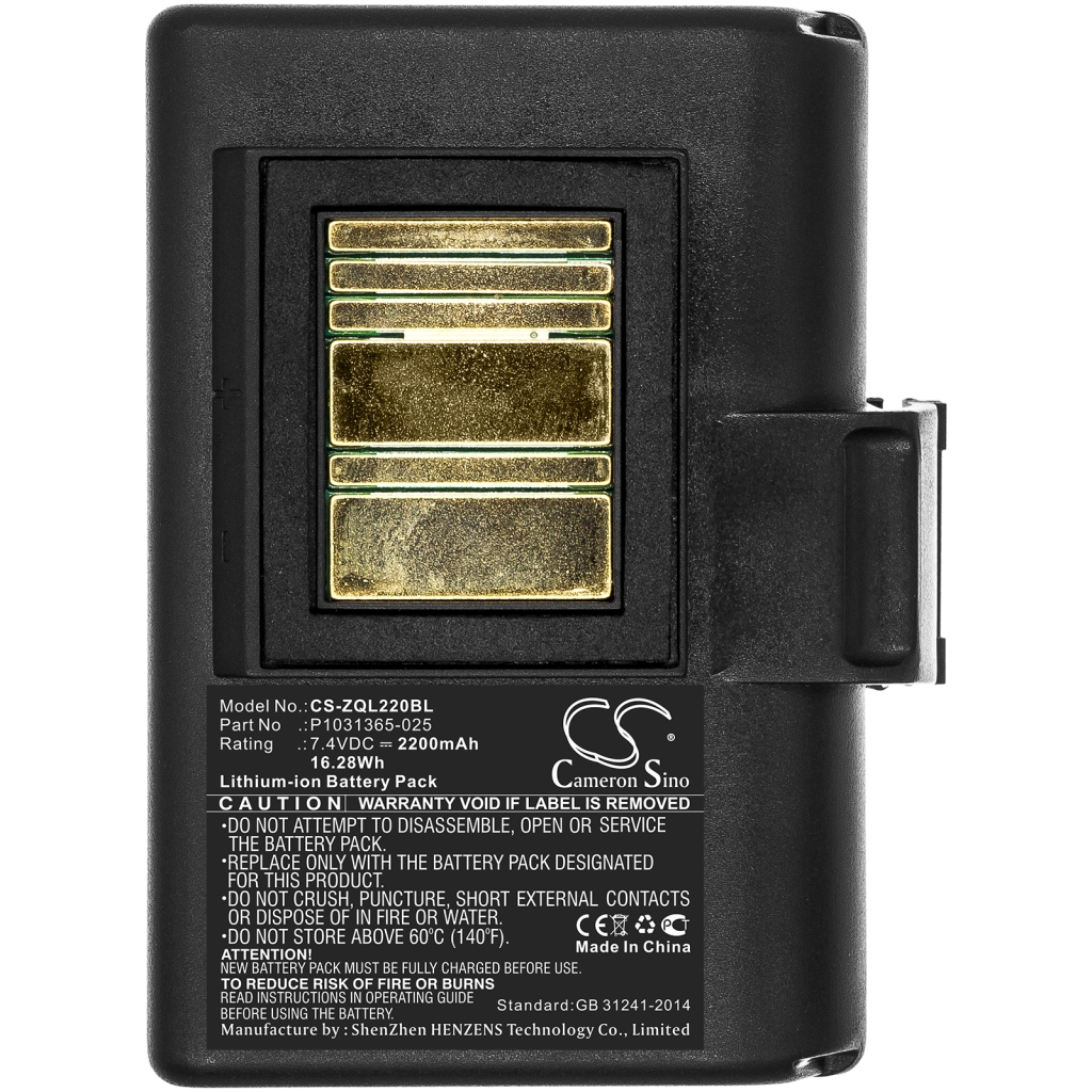 Batería de la impresora Zebra QLn320HC