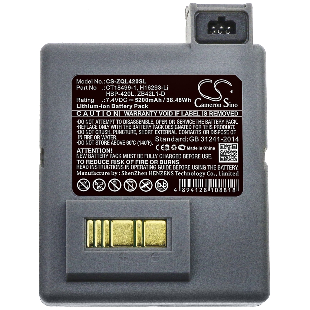 Batería de la impresora Zebra RP4