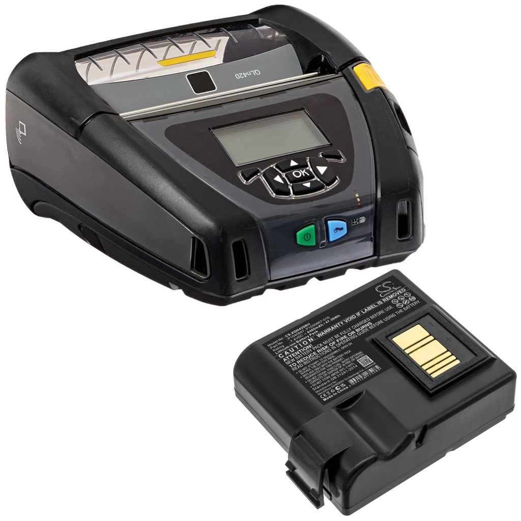 Batería de la impresora Zebra CS-ZQN420BH