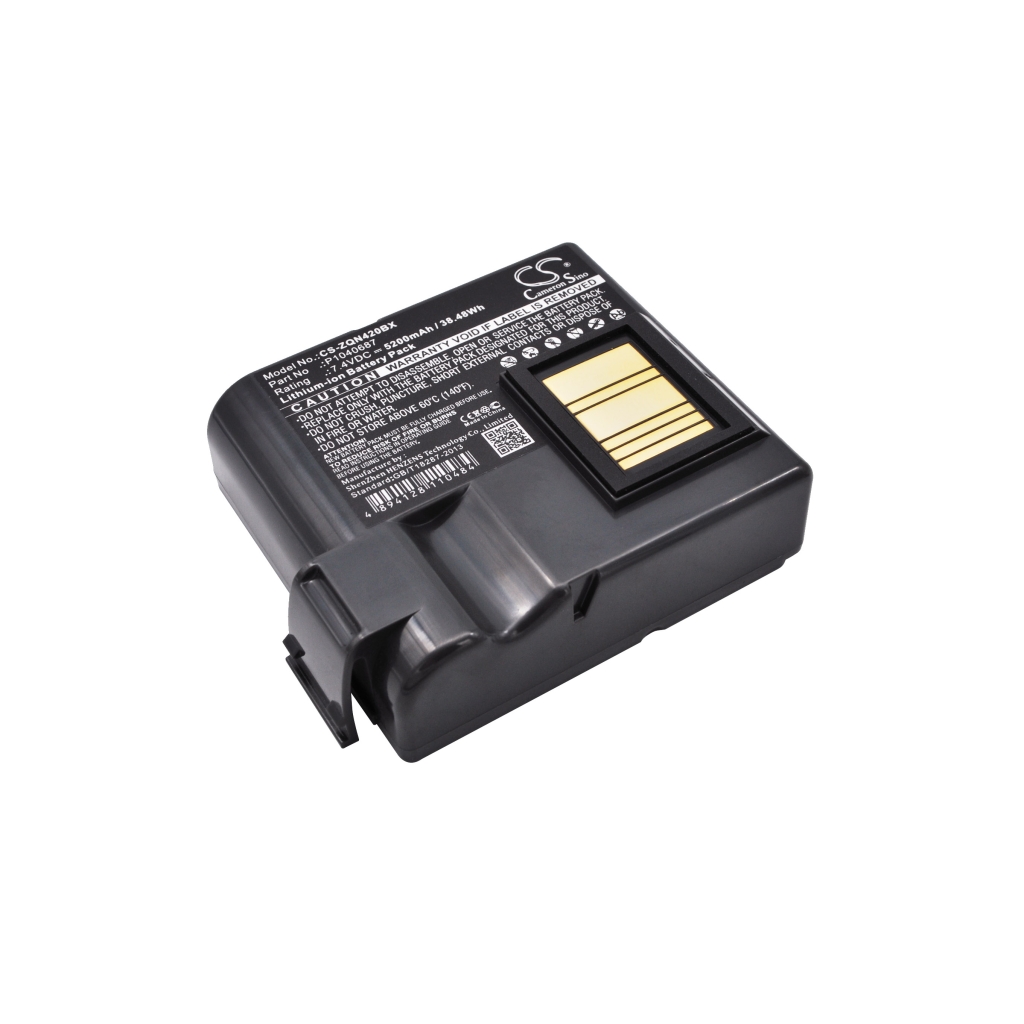 Batería de la impresora Zebra CS-ZQN420BX