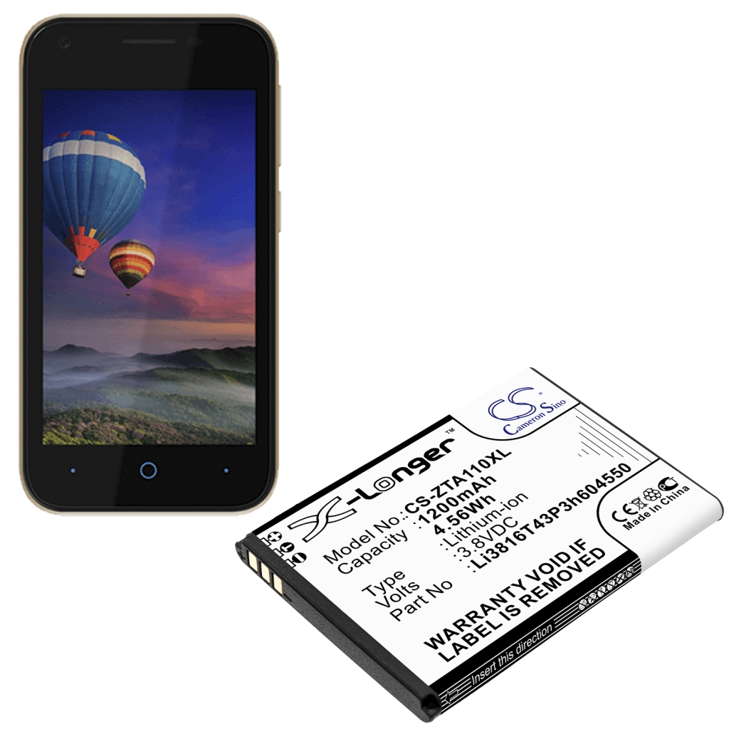 Batería del teléfono móvil ZTE CS-ZTA110XL