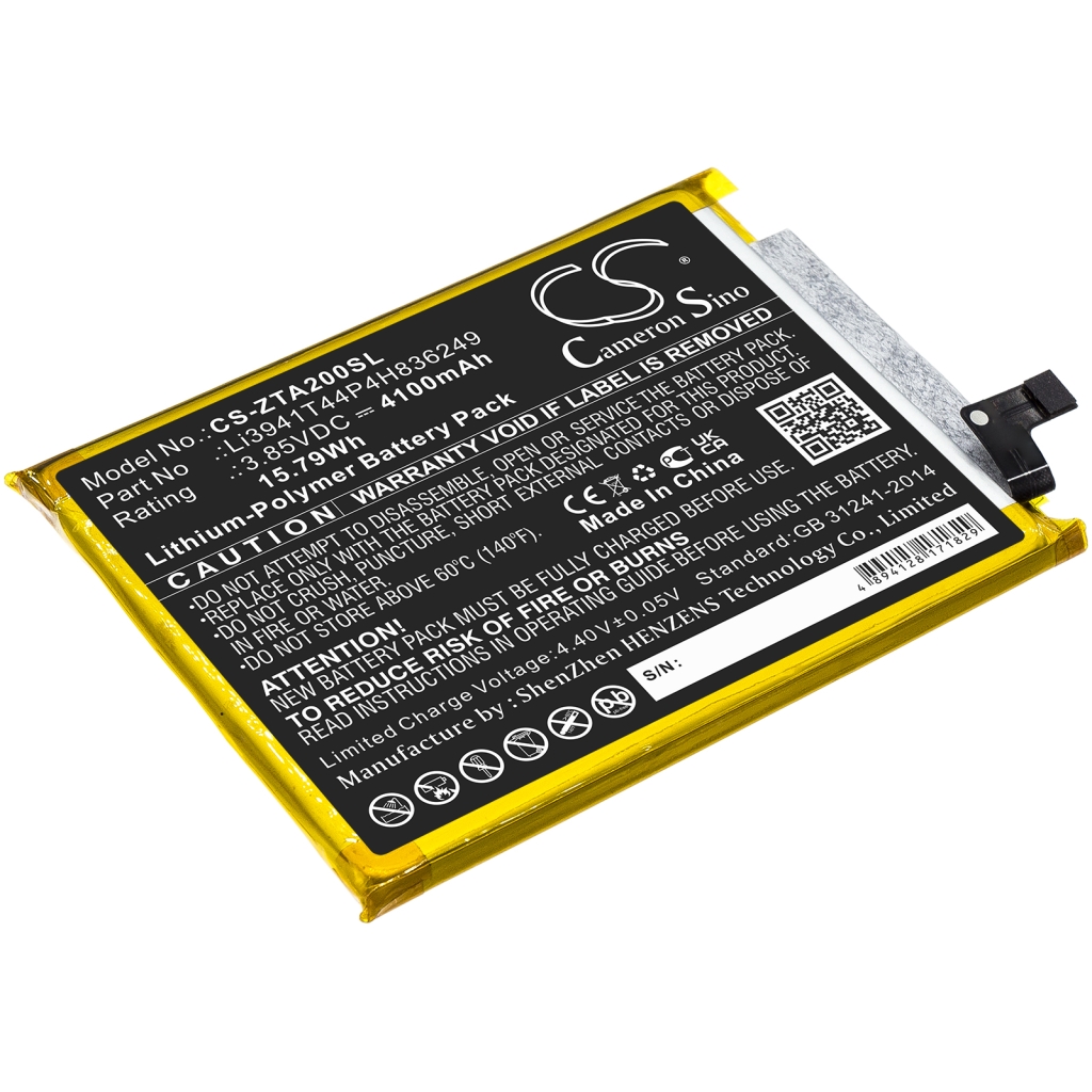 Batería del teléfono móvil ZTE CS-ZTA200SL