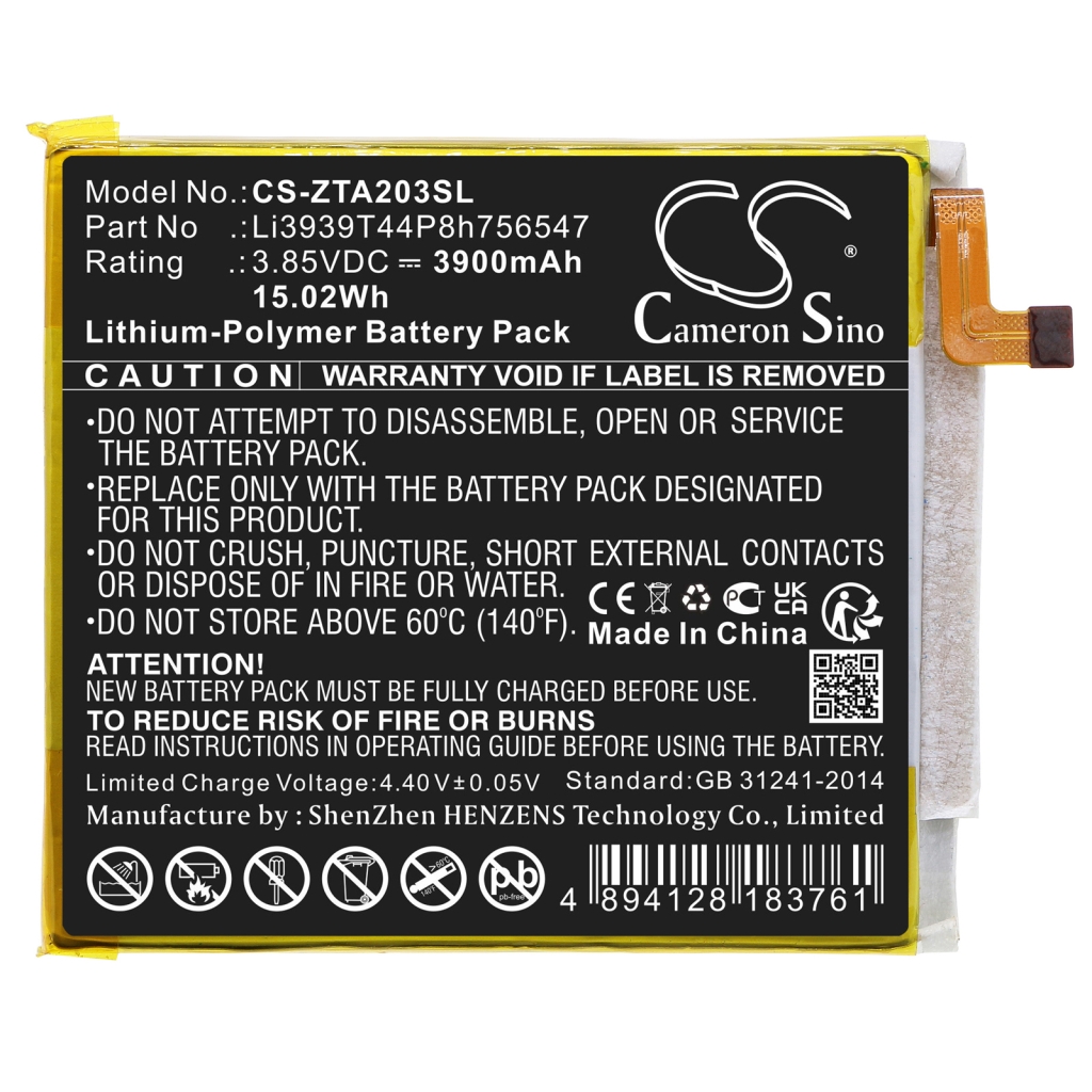 Baterías Sustituye Li3939T44P8h756547